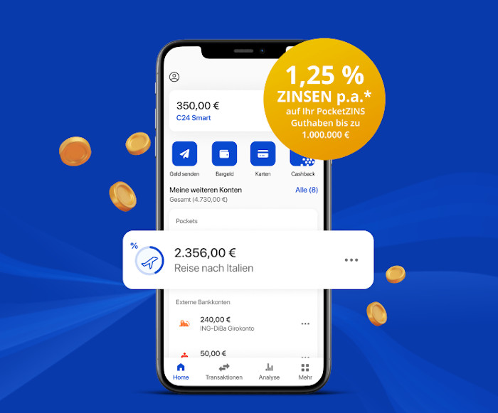 C24Bank von Check24 Test, Vorteile & Nachteile! Mobilebanking.de